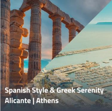 Two Worlds of Wonder – Spanish Style & Greek Serenity